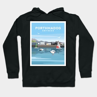 Porthmadog Harbour, Gwynedd - North Wales Hoodie